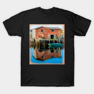 Boat by the Wharf T-Shirt